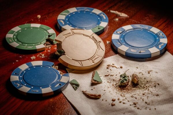 casino chips not food