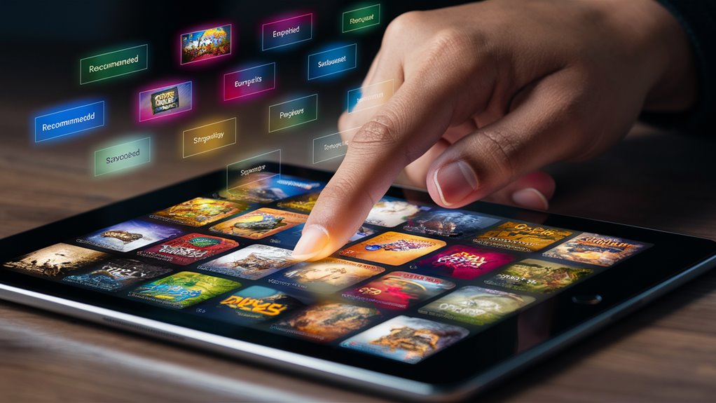 gaming menus manipulate user choices