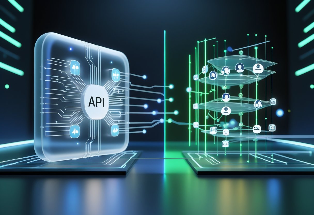 API 연동 모듈과 친구 목록 싱크 구조가 분리되어 서로 연결되지 않은 모습